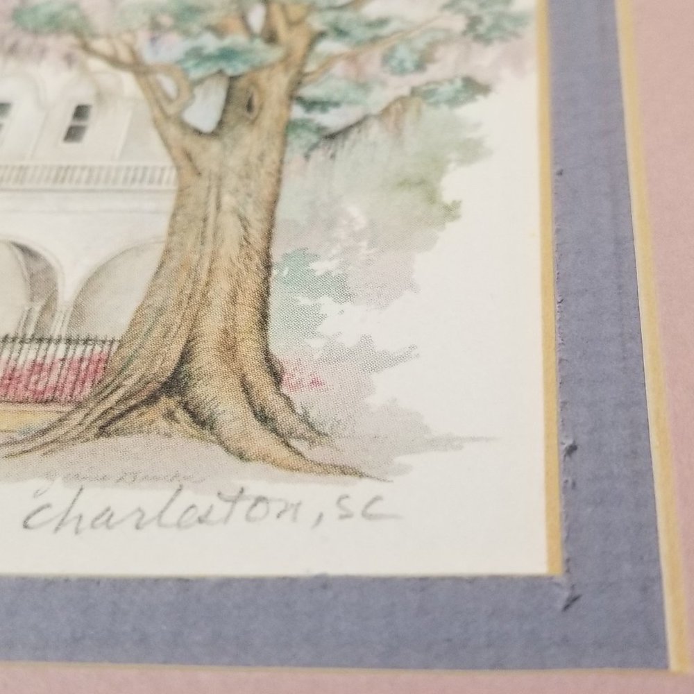 Framed Print Two Meeting Street Inn Charleston SC by Jeanie Drucker - Picture 9 of 14